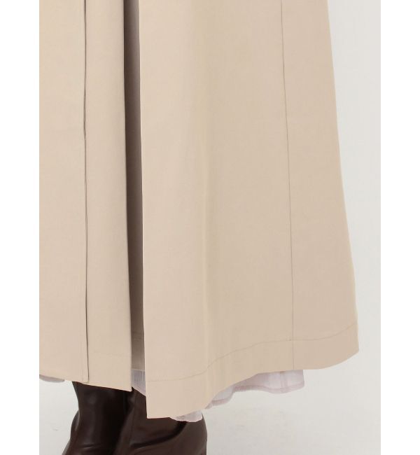 dazzlin「ビッグカラーフリルスリーブトレンチコート」|トレンチコート|