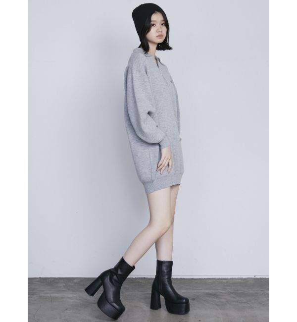 EMODA「スクエアショートブーツ」|ショートブーツ|