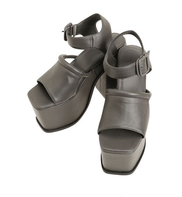 EMODA「サイドオープンバルキーサンダル」|サンダル|