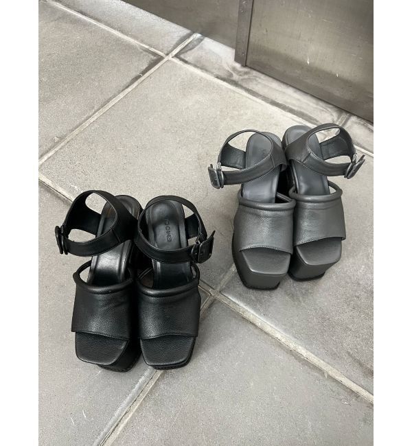 EMODA「サイドオープンバルキーサンダル」|サンダル|