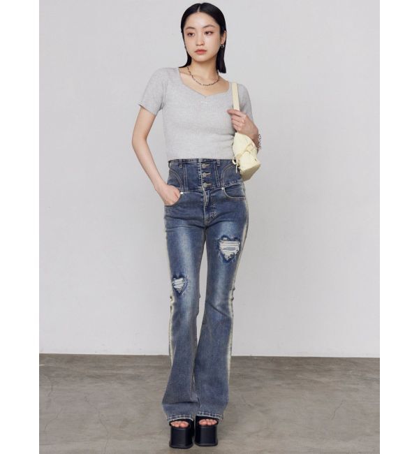 EMODA「スキンラインバルキーサンダル」|サンダル|