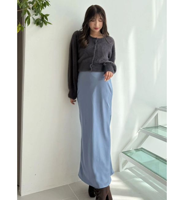 MERCURYDUO「サテンナロースカート」|スカート|