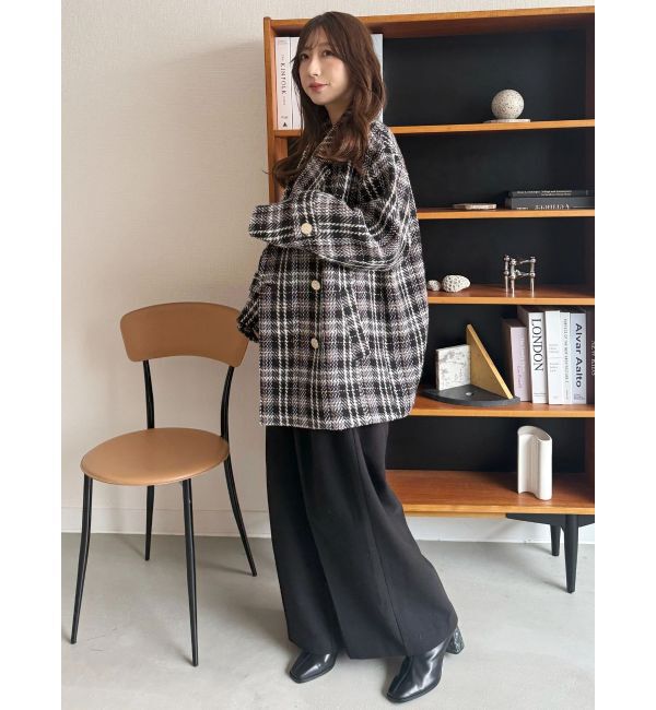 MERCURYDUO「オリジナルロービングチェックPコート」|その他|