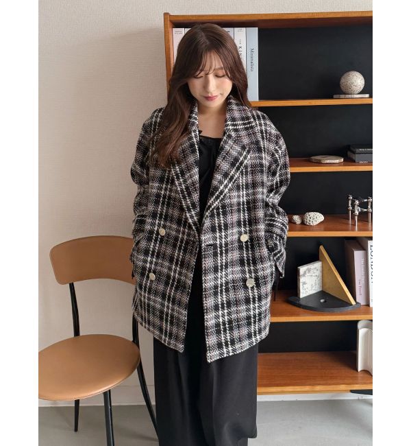 MERCURYDUO「オリジナルロービングチェックPコート」|その他|