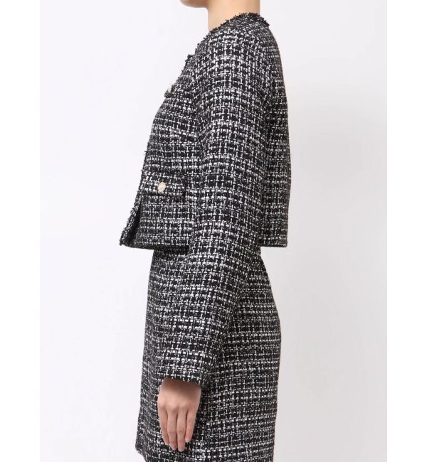 MERCURYDUO「ツイードノーカラージャケット」|その他|