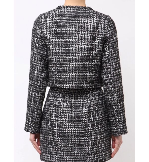 MERCURYDUO「ツイードノーカラージャケット」|その他|