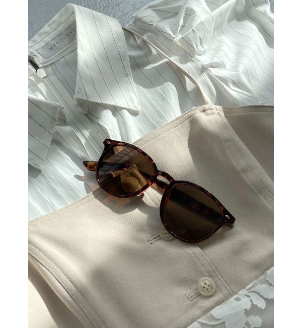 MERCURYDUO「細縁ボストンフレームファッショングラス」|サングラス|