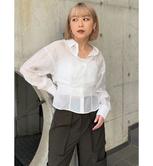 MURUA「マルチウェイシアーシャツ」|シャツ・ブラウス|