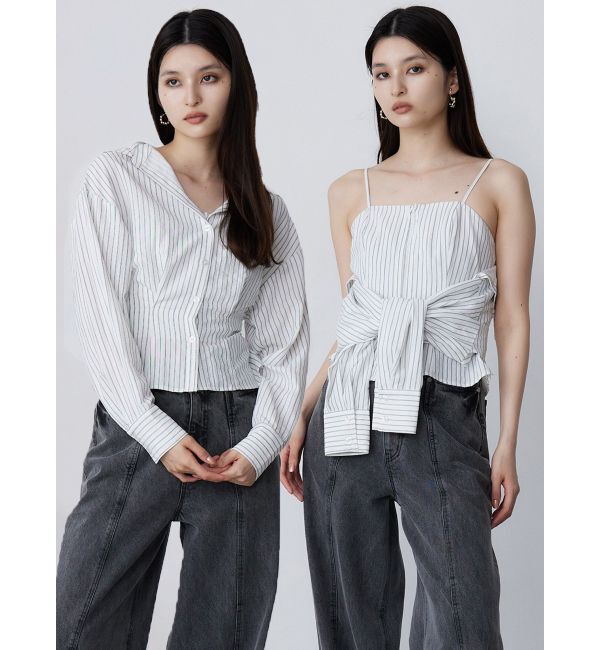 MURUA「マルチウェイシアーシャツ」|シャツ・ブラウス|ライトミックス