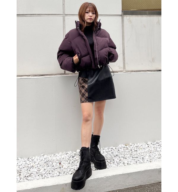 MURUA「プラットフォームレースアップブーツ」|ロングブーツ|