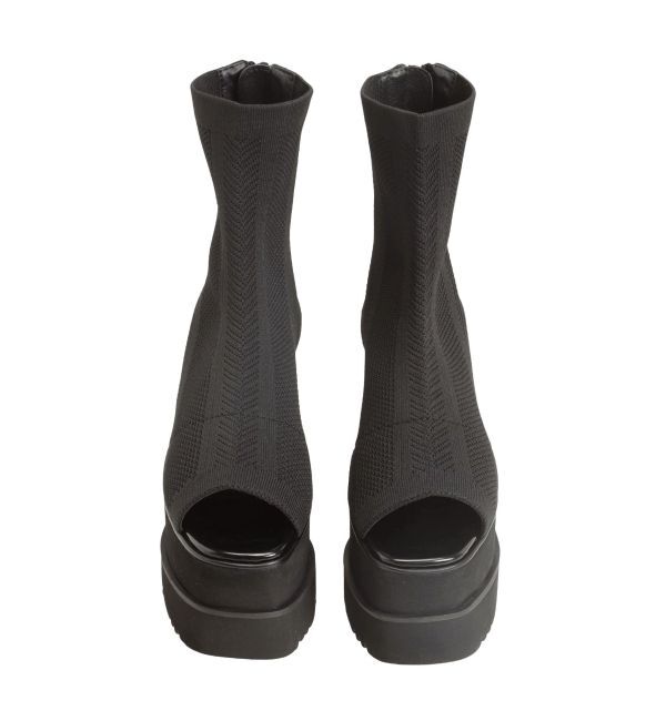 MURUA「ジャガードソックブーツ」|ショートブーツ|