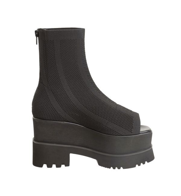 MURUA「ジャガードソックブーツ」|ショートブーツ|