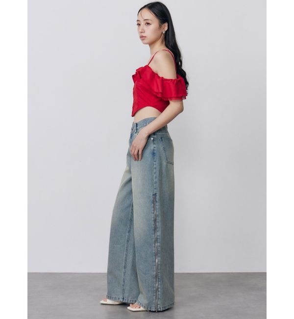 MURUA「ストラップオフショルダーブラウス」|シャツ・ブラウス|