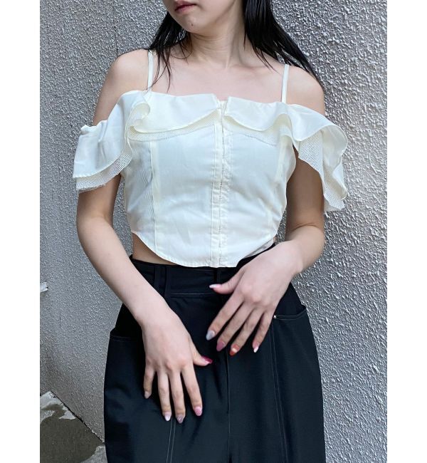 MURUA「ストラップオフショルダーブラウス」|シャツ・ブラウス|