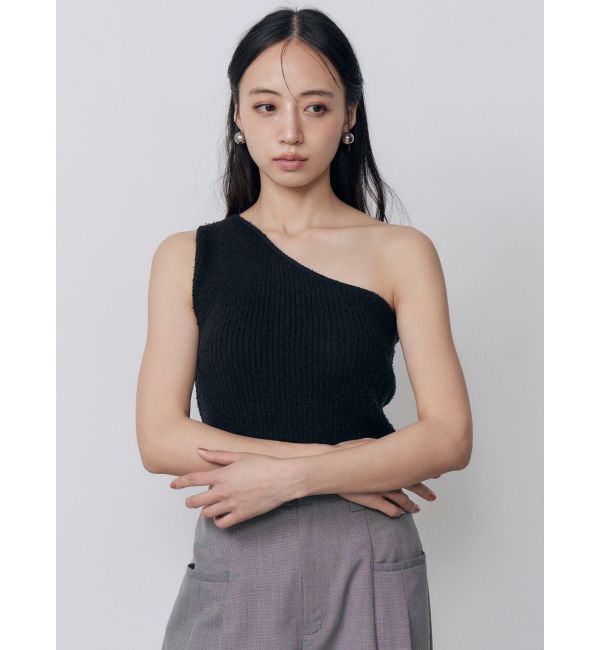 MURUA「カップ付きワンショルニットタンク」|タンクトップ|
