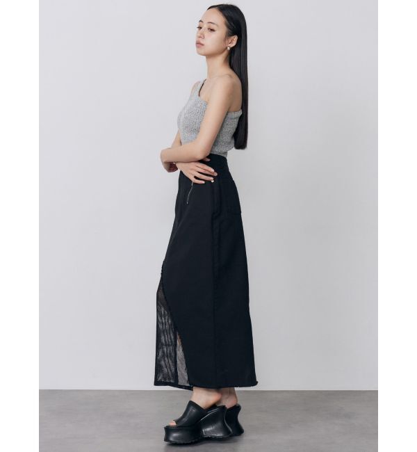 MURUA「カップ付きワンショルニットタンク」|タンクトップ|