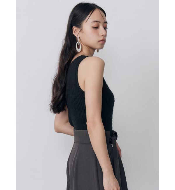 MURUA「カップ付きワンショルニットタンク」|タンクトップ|