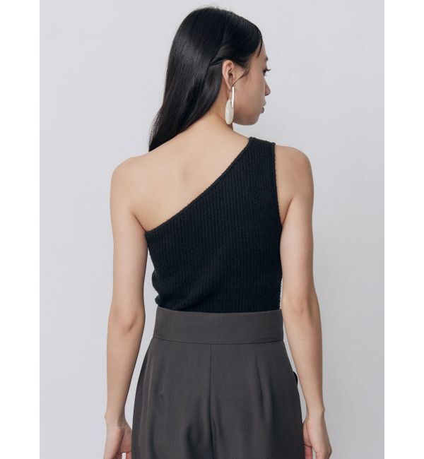 MURUA「カップ付きワンショルニットタンク」|タンクトップ|