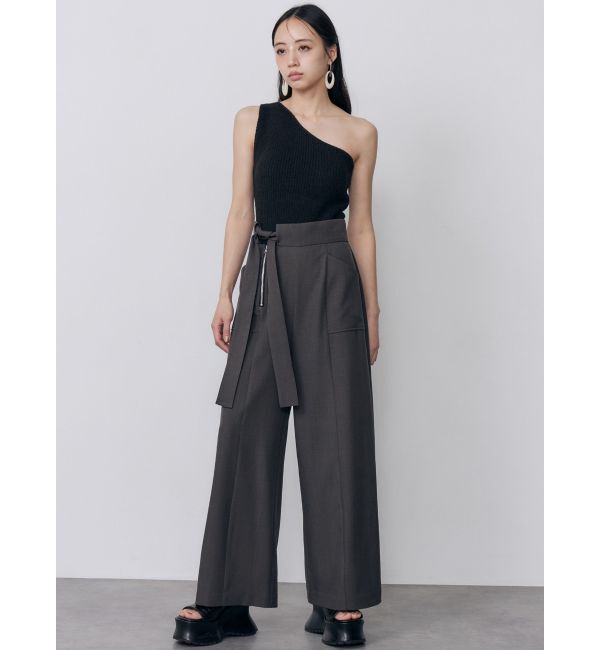 MURUA「カップ付きワンショルニットタンク」|タンクトップ|