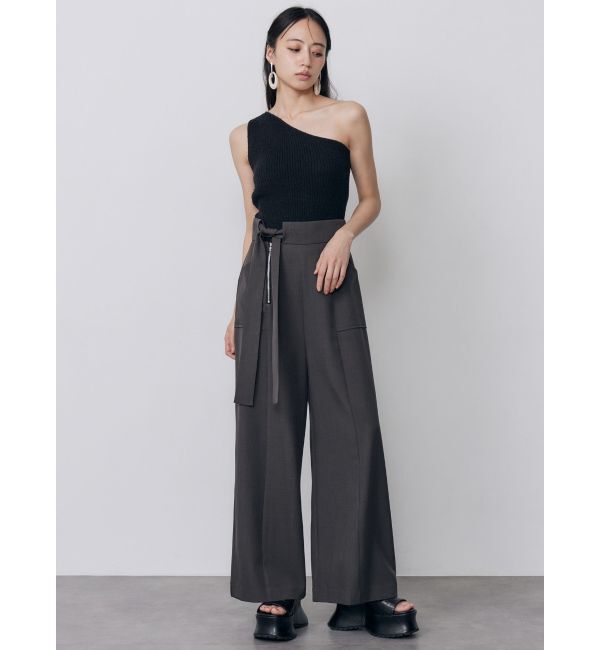 MURUA「カップ付きワンショルニットタンク」|タンクトップ|