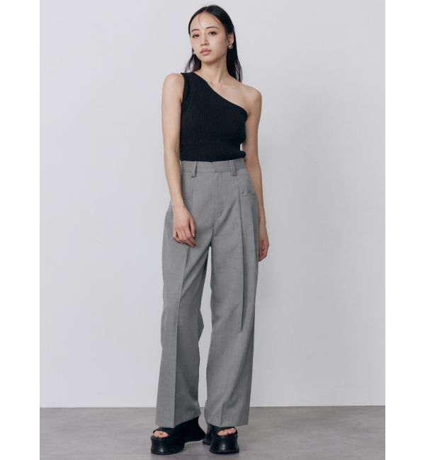 MURUA「カップ付きワンショルニットタンク」|タンクトップ|