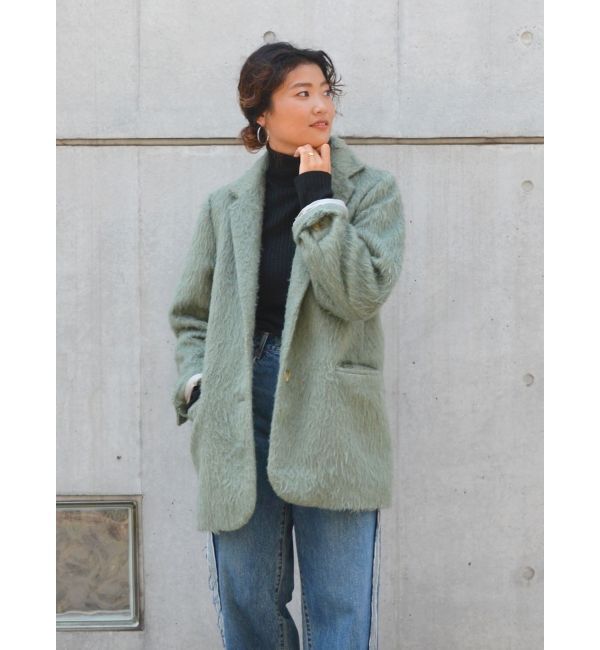 Ungrid「起毛ルーズジャケット」|テーラードジャケット|