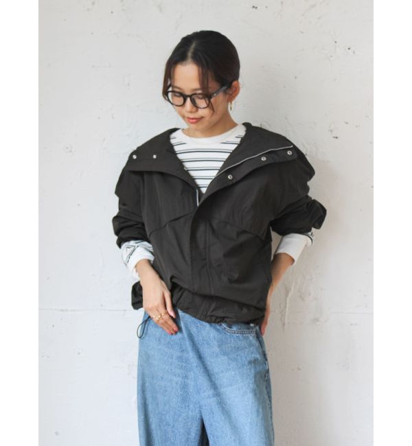 Ungrid「タックデザインナイロンブルゾン」|ブルゾン・スタジャン|