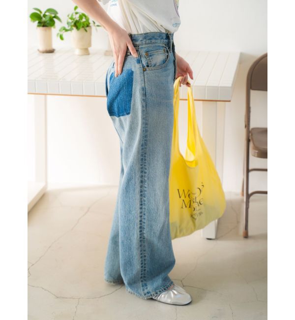 Ungrid「リメイクデザインルーズデニム」|デニム|