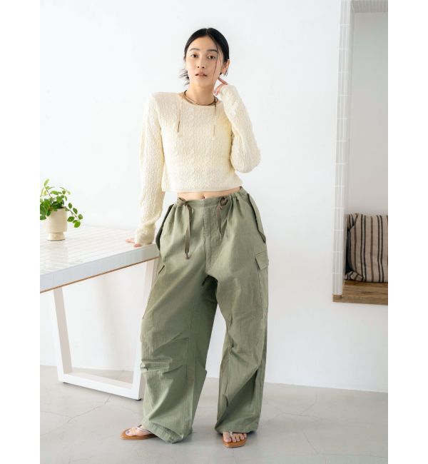 Ungrid「WAIPER別注 ミリタリーオーバーパンツ」|その他|