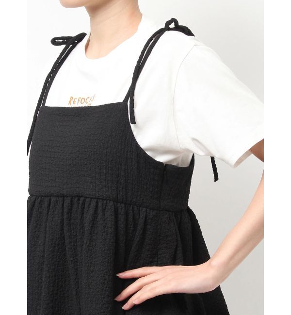 Ungrid「【WEB限定】バルーンデザインジャカードキャミ」|キャミソール|