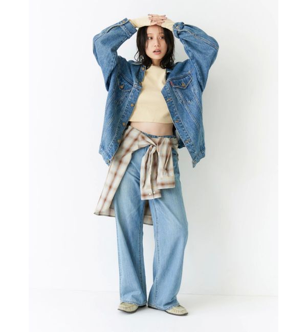 Ungrid「クロップドハニカムロングスリーブTee」|Tシャツ・カットソー|