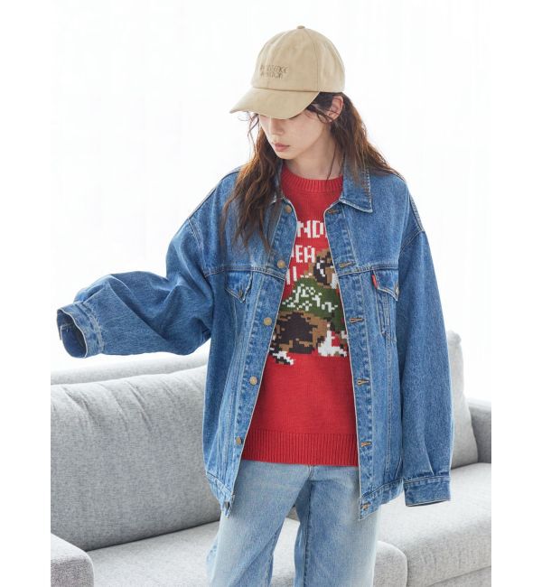 Ungrid「【WEB限定】ドッグモチーフジャカードニット」|ニット・セーター|