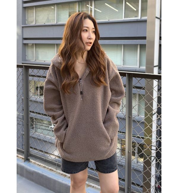 Ungrid「ボアルーズパーカー」|パーカー|