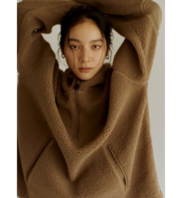 Ungrid「ボアルーズパーカー」|パーカー|ブラウン