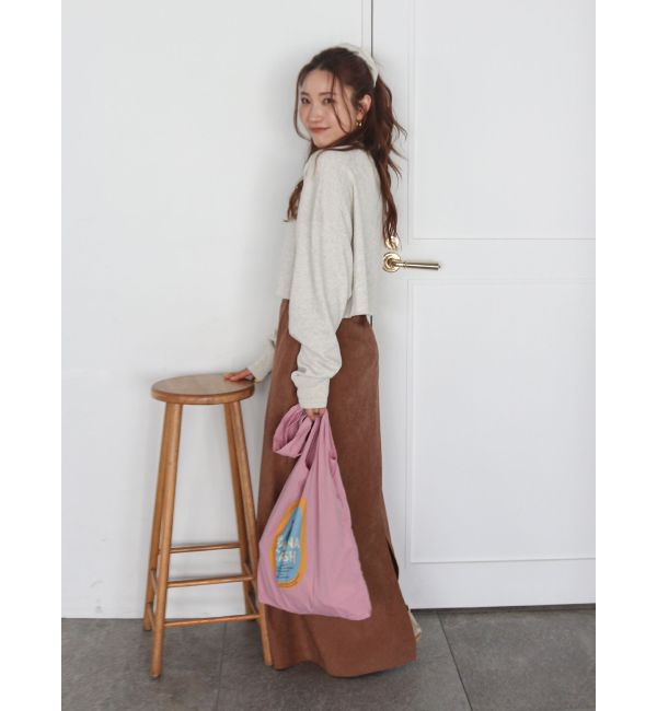 Ungrid「FAITH MILLS別注ヘンリーネックショートロングスリーブTee」|Tシャツ・カットソー|