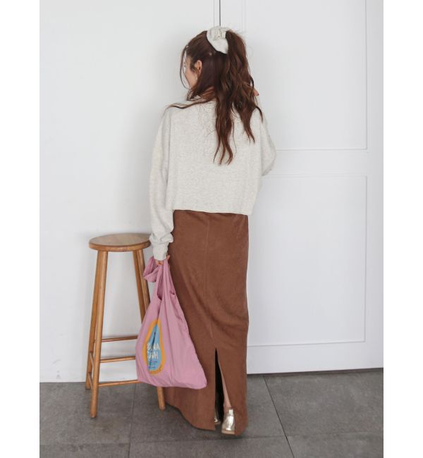 Ungrid「FAITH MILLS別注ヘンリーネックショートロングスリーブTee」|Tシャツ・カットソー|