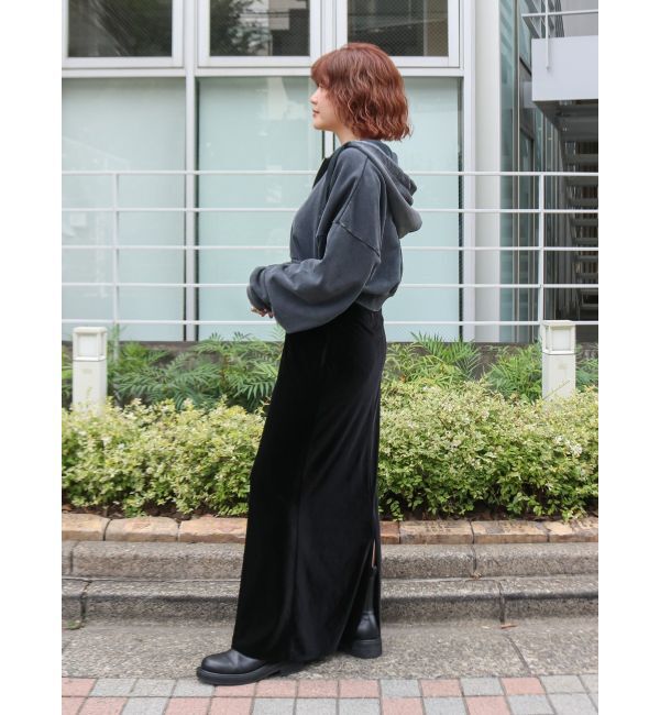 Ungrid「ダブルジップヴィンテージショートパーカー」|パーカー|