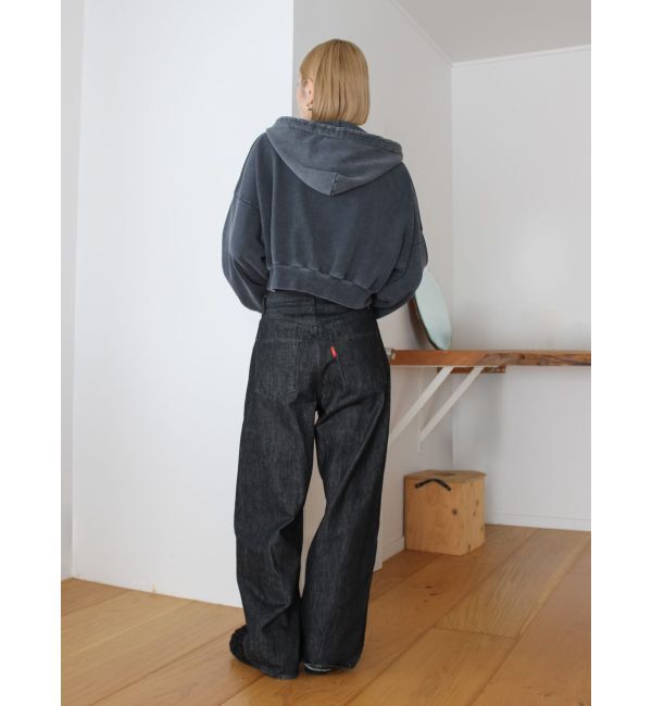 Ungrid「ダブルジップヴィンテージショートパーカー」|パーカー|