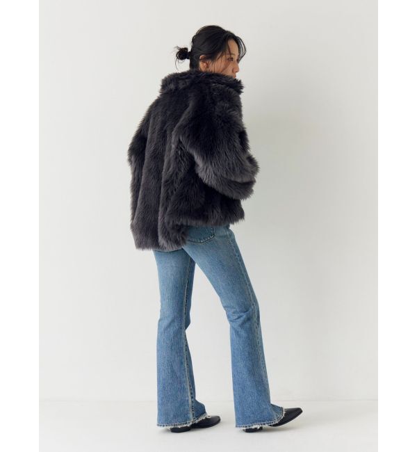 Ungrid「ボリュームデザインファーコート」|その他|