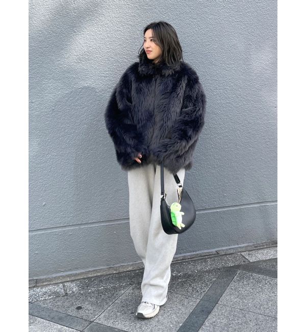 Ungrid「ボリュームデザインファーコート」|その他|