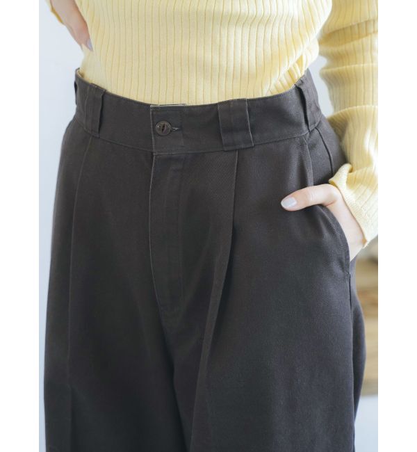 Ungrid「Dickies別注 タックカーブパンツ」|その他|