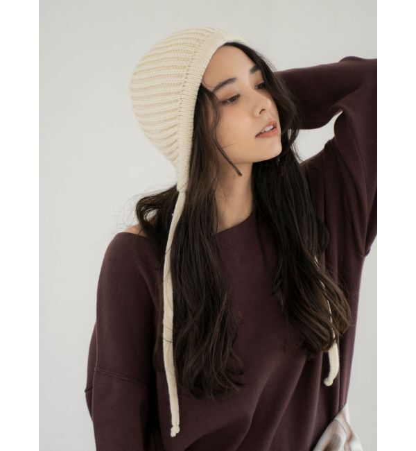 Ungrid「イヤーフラップニット帽」|ニット帽|