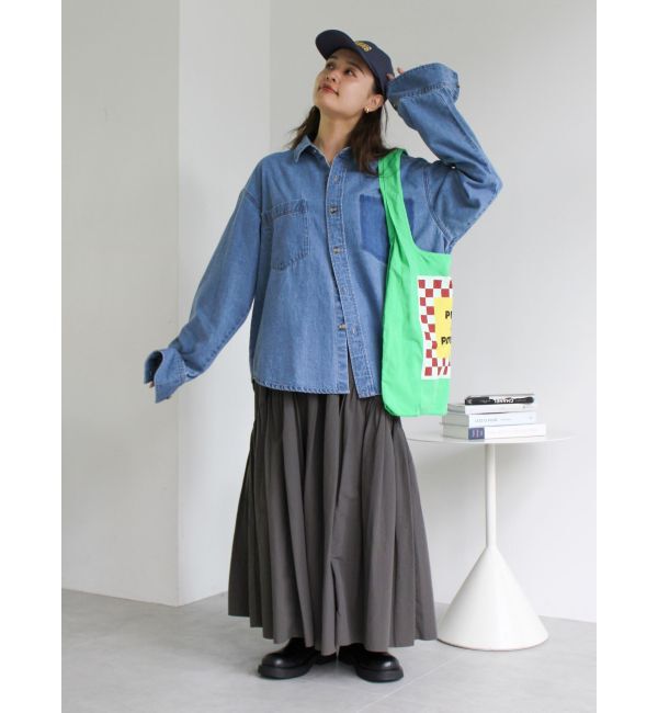 Ungrid「ポケットデザインデニムシャツ」|シャツ・ブラウス|