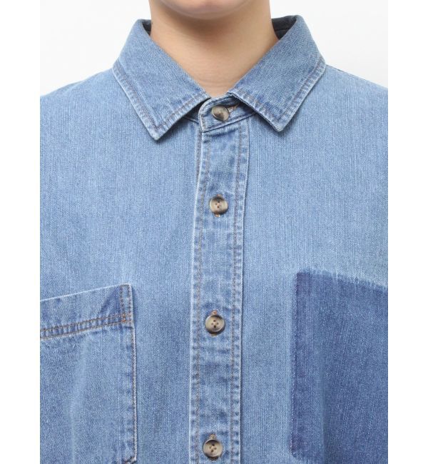 Ungrid「ポケットデザインデニムシャツ」|シャツ・ブラウス|