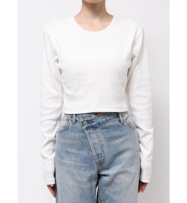 Ungrid「フィットショートロングスリーブTee」|Tシャツ・カットソー|