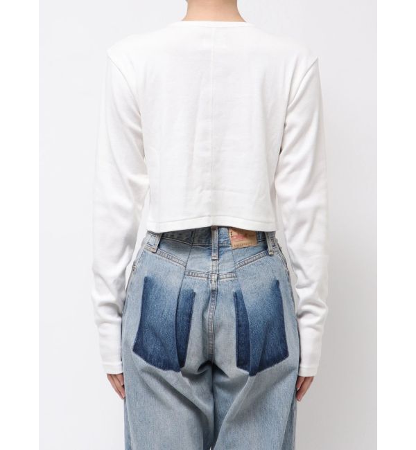 Ungrid「フィットショートロングスリーブTee」|Tシャツ・カットソー|