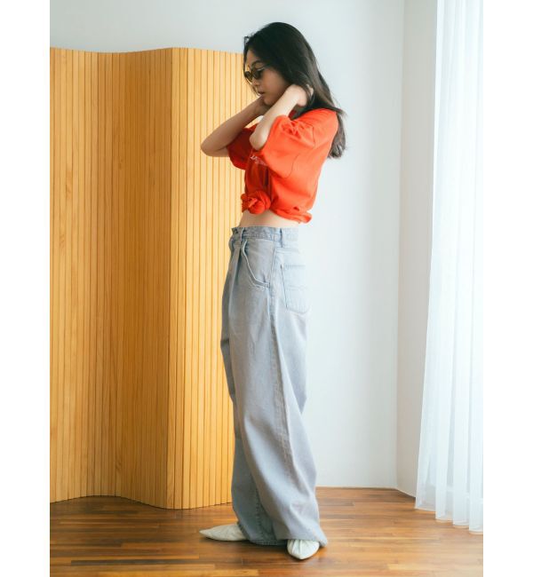 Ungrid「ブリーチルーズデニム」|デニム|