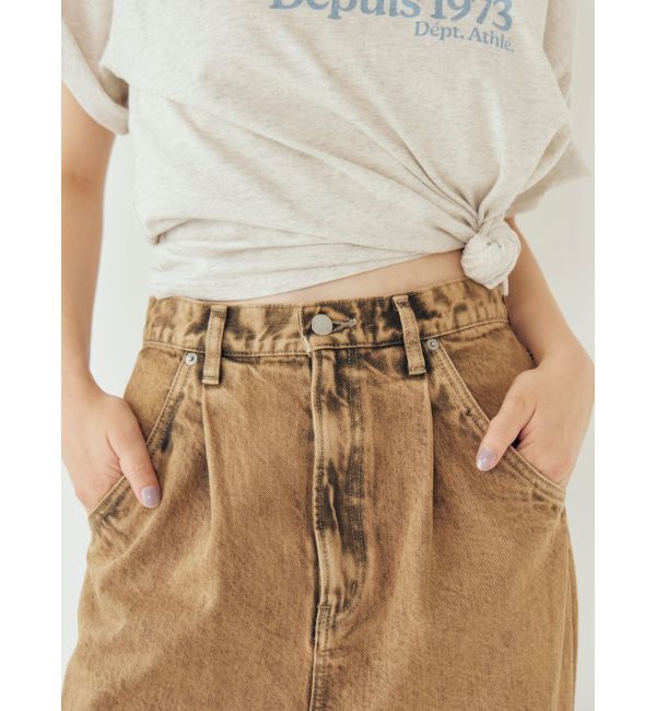 Ungrid「ブリーチルーズデニム」|デニム|