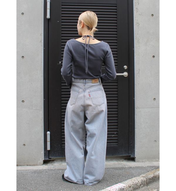Ungrid「ブリーチルーズデニム」|デニム|