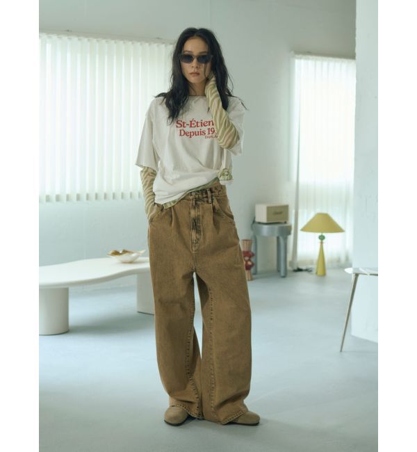 Ungrid「ブリーチルーズデニム」|デニム|